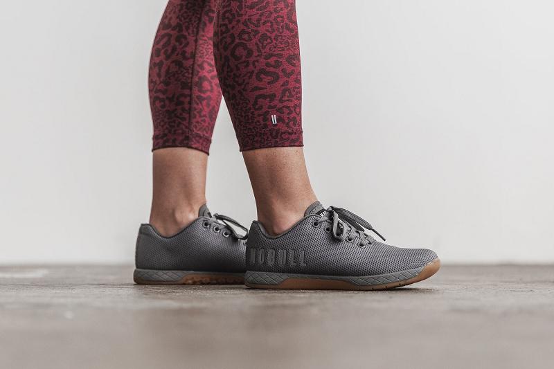 Red Nobull Mid-Rise Crop (PLUSH Heather) Women's Jogger | CA H2166A